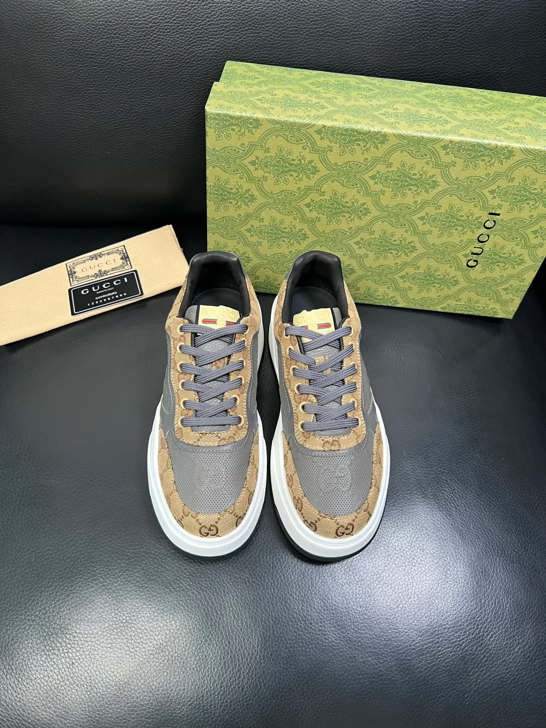 Men's shoes 💰840 Gucci high quality top crafts Gucci counter new original factory configuration, imported cowhide fabric from Italy, imported cowhide lining, breathable and comfortable, sole: original factory special supply original sole super comfortable, original factory and single goods, welcome to compare, code number 38-44 (customized 45 46)